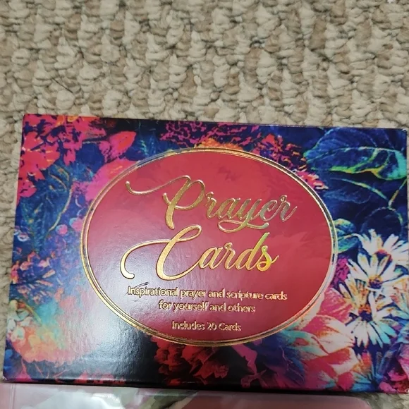 Pink Floral Inspirational Journal with Prayer Cards - Picture 2 of 5